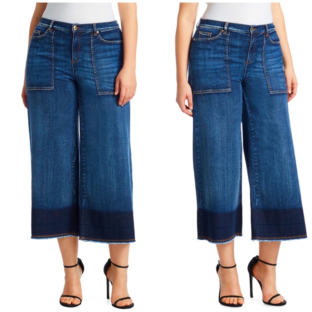 Ashley Graham & Marina Rinaldi | Idioma Crop Jeans - Picture 2 of 12